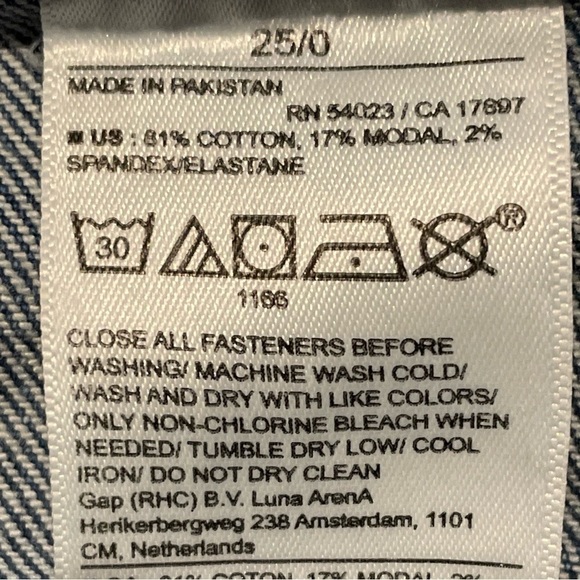 Banana Republic Factory Skinny Fit Jeans  Medium Wash Size 25/0 - Picture 16 of 16